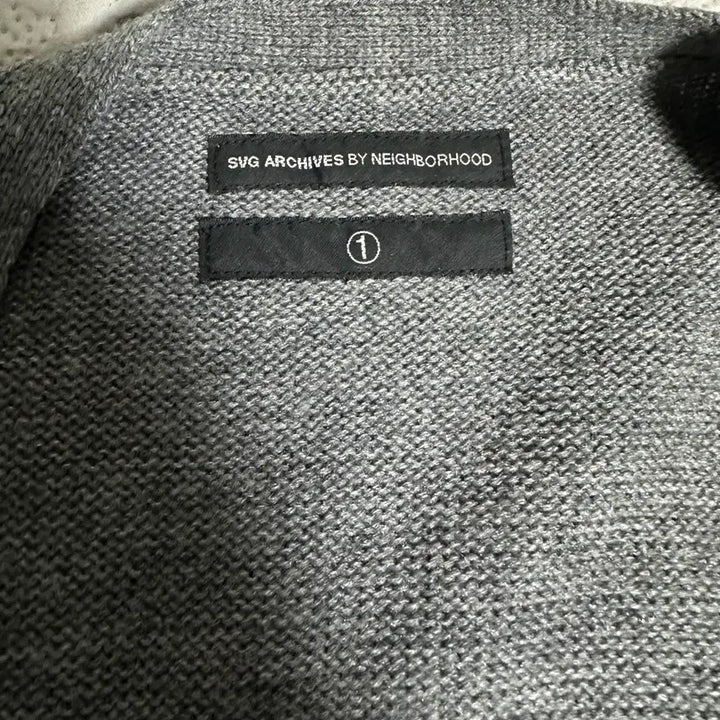 [BUNJANG] Neighborhood SVG Cardigan Grey / 네이버후드 SVG 가디건 그레이