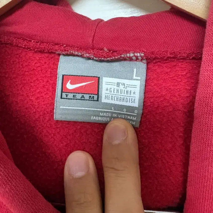 [BUNJANG] Nike Boston Red Sox Hoodie (L) / 나이키 보스턴레드삭스 후드(L)