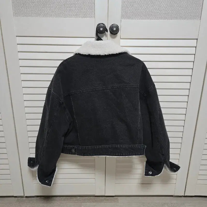 [BUNJANG] JS New York Fleece Lined Denim Jacket / JS뉴욕 뽀글이 청자켓