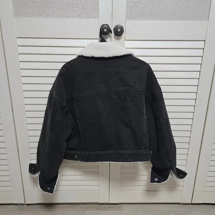 [BUNJANG] JS New York Fleece Lined Denim Jacket / JS뉴욕 뽀글이 청자켓