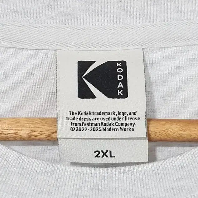 [BUNJANG] Kodak New Design Round T-Shirt / 코닥 신형디자인 라운드 반팔티 110