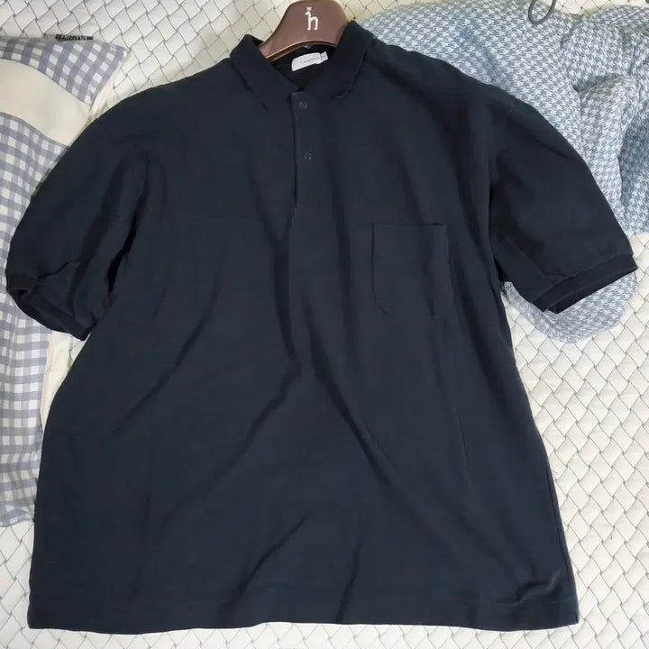 [BUNJANG] nanamica Collar T-Shirt L Size / 나나미카 카라 티셔츠 L사이즈