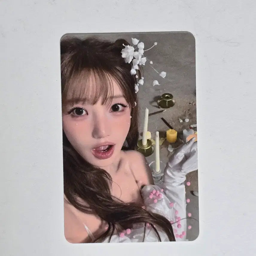 [BUNJANG] QWER Magenta Mini Record Photocard / QWER 예판 미니레코드 포카 양도 마젠타
