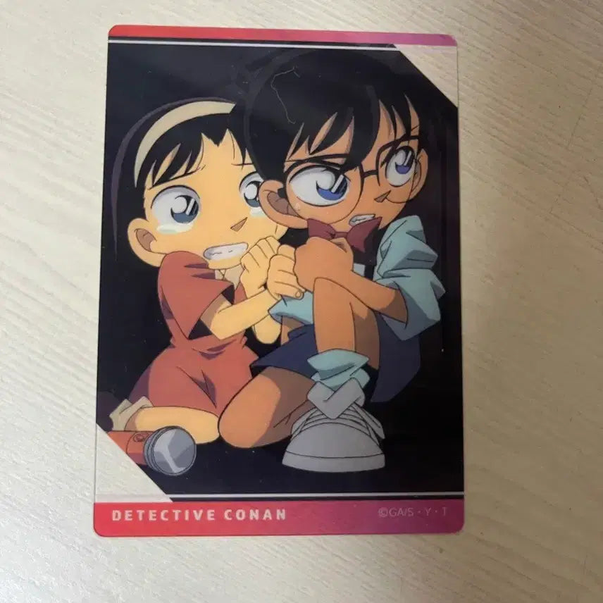 [BUNJANG] Detective Conan Conan &amp; Ayumi Clear Card (Old Animation Style) / 명탐정코난 코난&amp;아유미 클리어카드