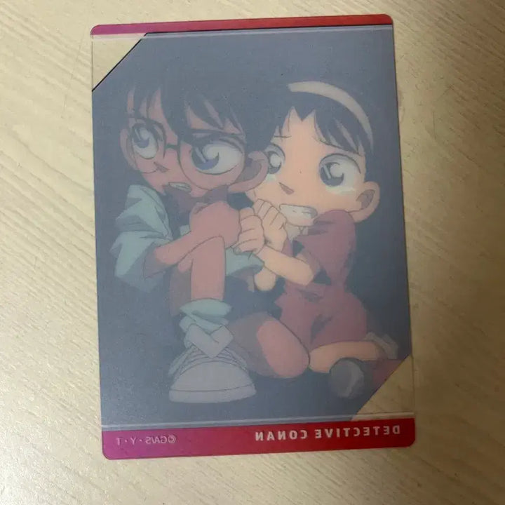 [BUNJANG] Detective Conan Conan &amp; Ayumi Clear Card (Old Animation Style) / 명탐정코난 코난&amp;아유미 클리어카드