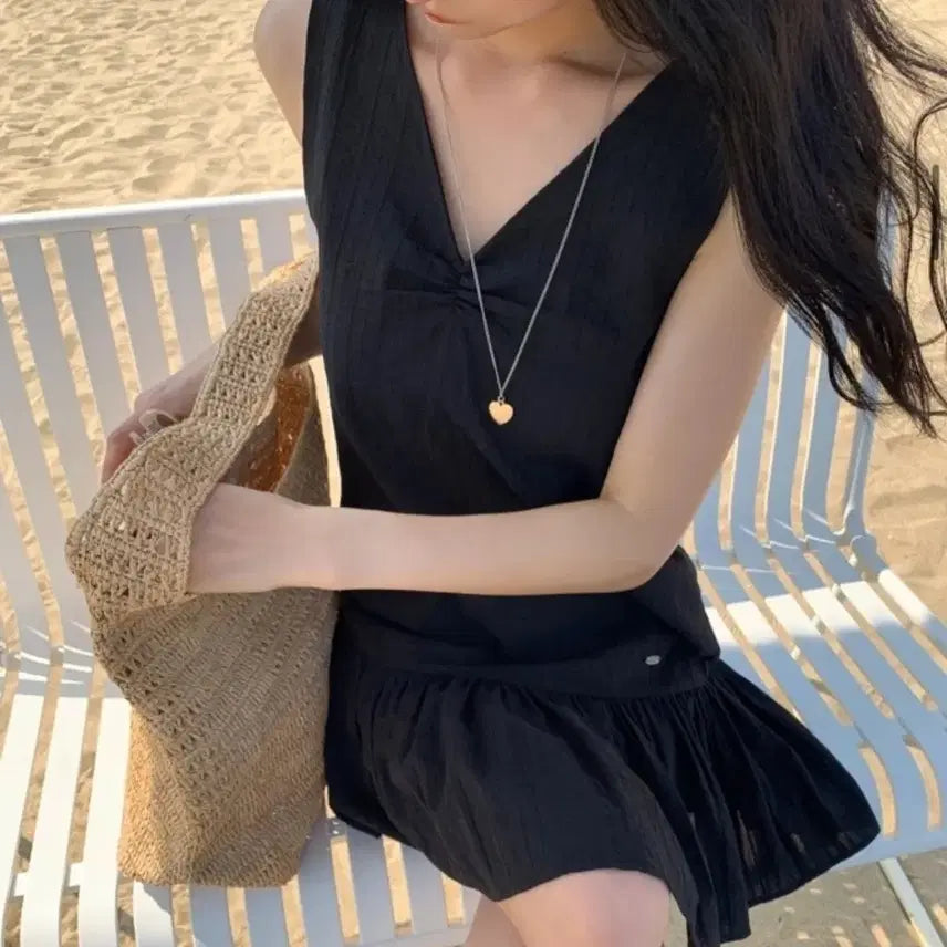 [BUNJANG] Merion Swen Frill Dress / 메리온 스웬 프릴 원피스