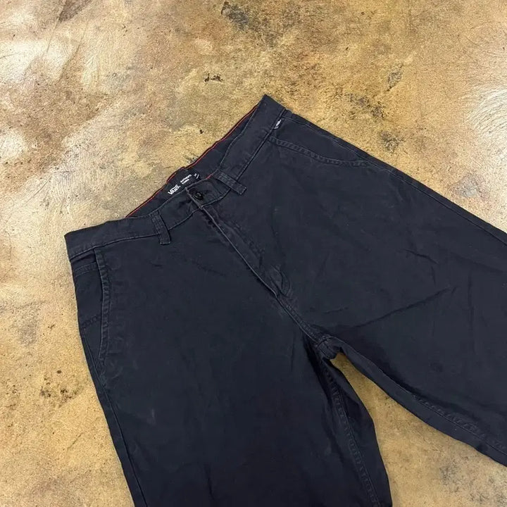 [BUNJANG] Vans Black Cotton Pants / [정품/34] 반스 검정색 면바지