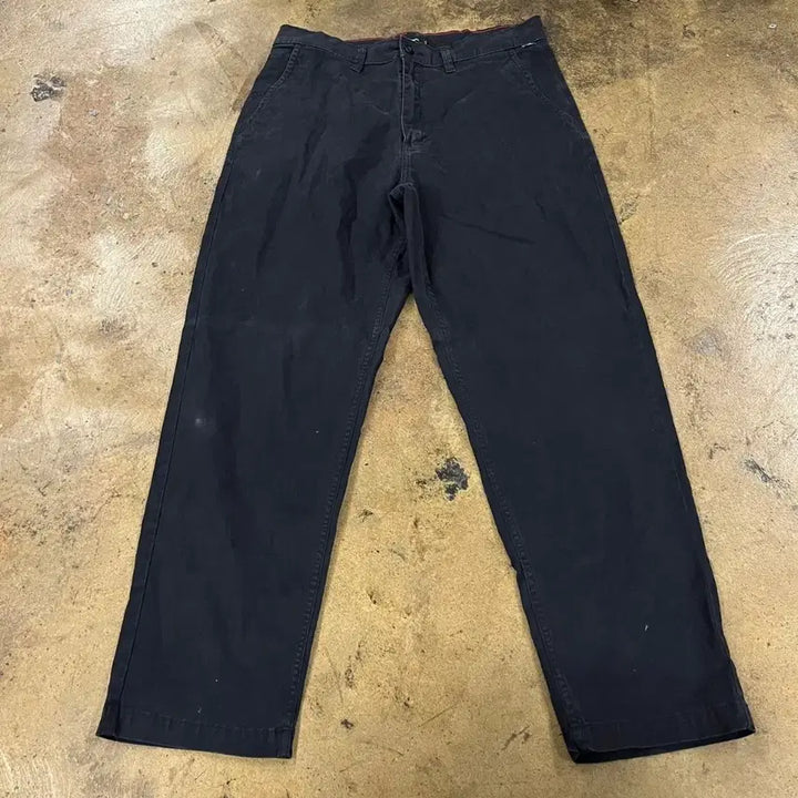 [BUNJANG] Vans Black Cotton Pants / [정품/34] 반스 검정색 면바지