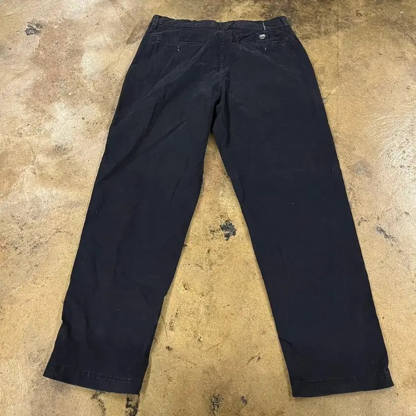 [BUNJANG] Vans Black Cotton Pants / [정품/34] 반스 검정색 면바지