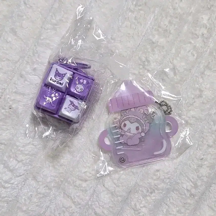 [BUNJANG] Kuromi Keyring, Keycap, Acrylic Bundle Set / 쿠로미 키링(키캡,아크릴)일괄