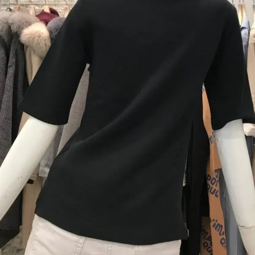 [BUNJANG] G-cut Frill Short Sleeve T-shirt / 지컷 프릴 티셔츠 듀엘지컷보브에고이스트오즈세컨