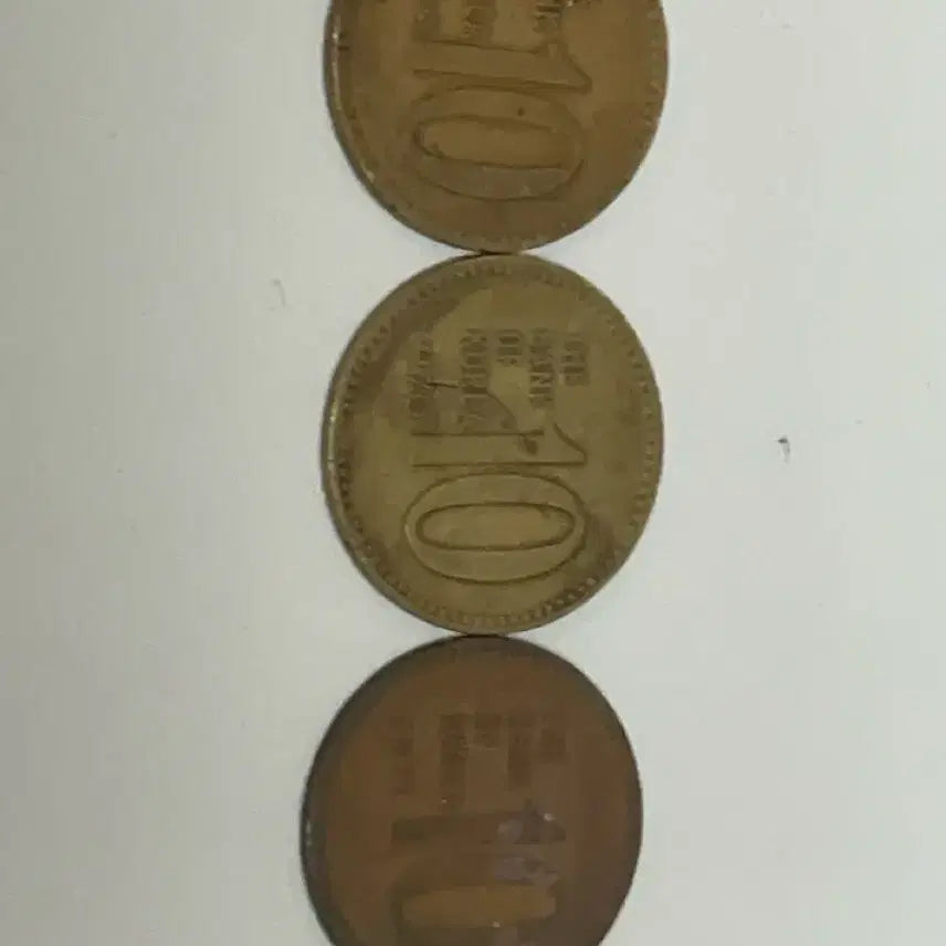 [BUNJANG] 10 Won Coin Bundle (1969-1971) / 1969~1971년 10원 동전 3개 일괄 판매 (옛날 동전)