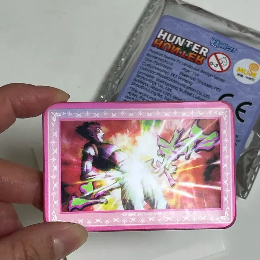 [BUNJANG] Hunter x Hunter Hisoka Lenticular Badge / 헌터x헌터 히소카 렌티큘러 뱃지