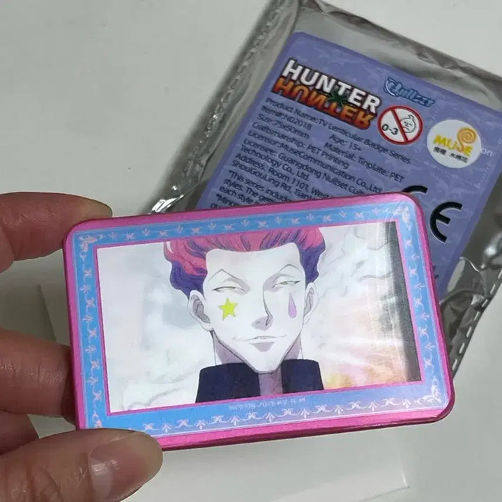 [BUNJANG] Hunter x Hunter Hisoka Lenticular Badge / 헌터x헌터 히소카 렌티큘러 뱃지