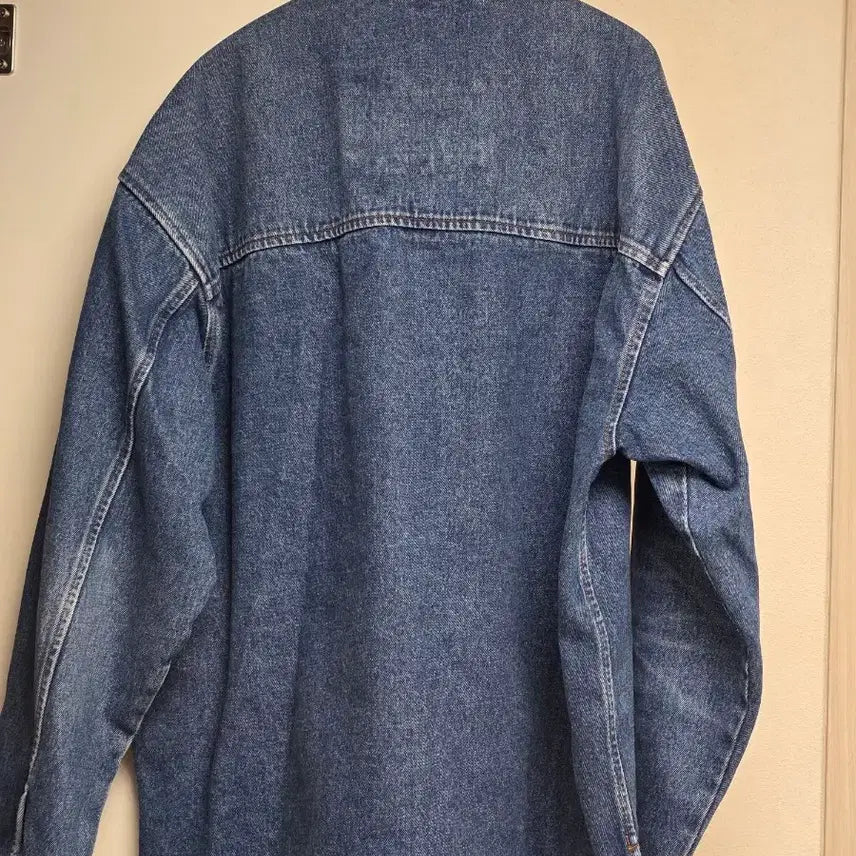 [BUNJANG] AMI Heart Logo Denim Jacket Blue / [L] 아미 하트 로고 데님자켓 블루