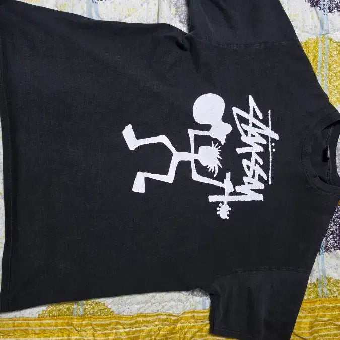 [BUNJANG] Stussy Warrior Man T-Shirt XL / 스투시 Warrior Man 티셔츠 xl 사이즈 판매