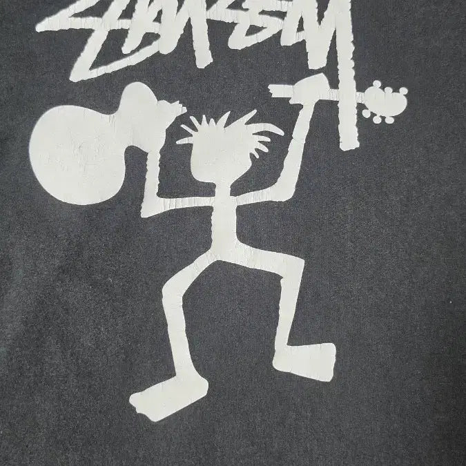 [BUNJANG] Stussy Warrior Man T-Shirt XL / 스투시 Warrior Man 티셔츠 xl 사이즈 판매