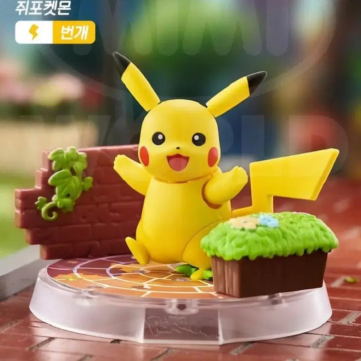 [BUNJANG] Pokemon S Series Pikachu Diorama Figure / 포켓몬스터 S시리즈 피카츄 디오라마