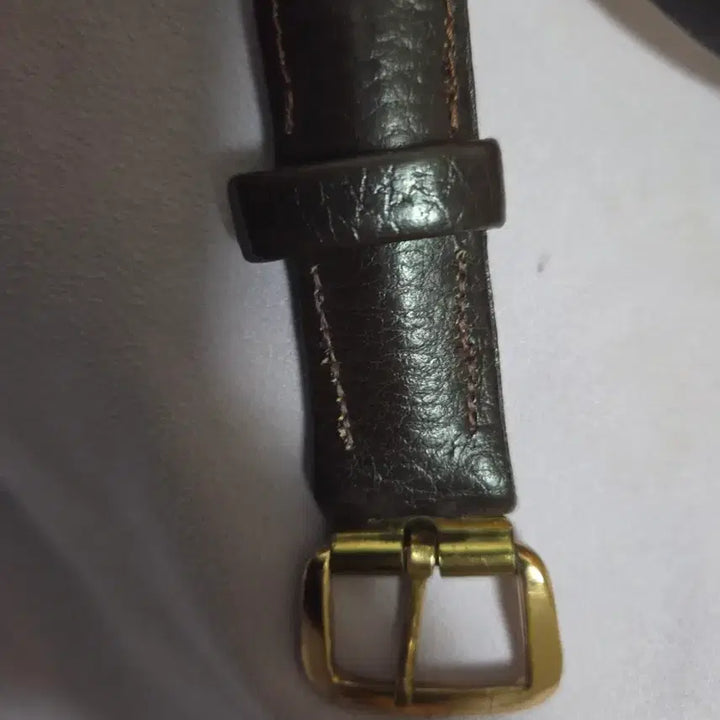 [BUNJANG] Sears Vintage Stretch-Way Genuine Leather Belt Dark Brown / 시어스 빈티지 벨트