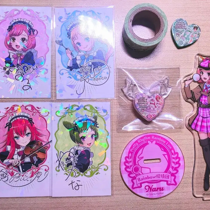 [BUNJANG] Prism Stone Dream Live Passha Acrylic Stone &amp; Waka Material Set / 프리즘스톤 꿈라프 레인보우라이브 파샤 나루 아크릴 스톤 마테