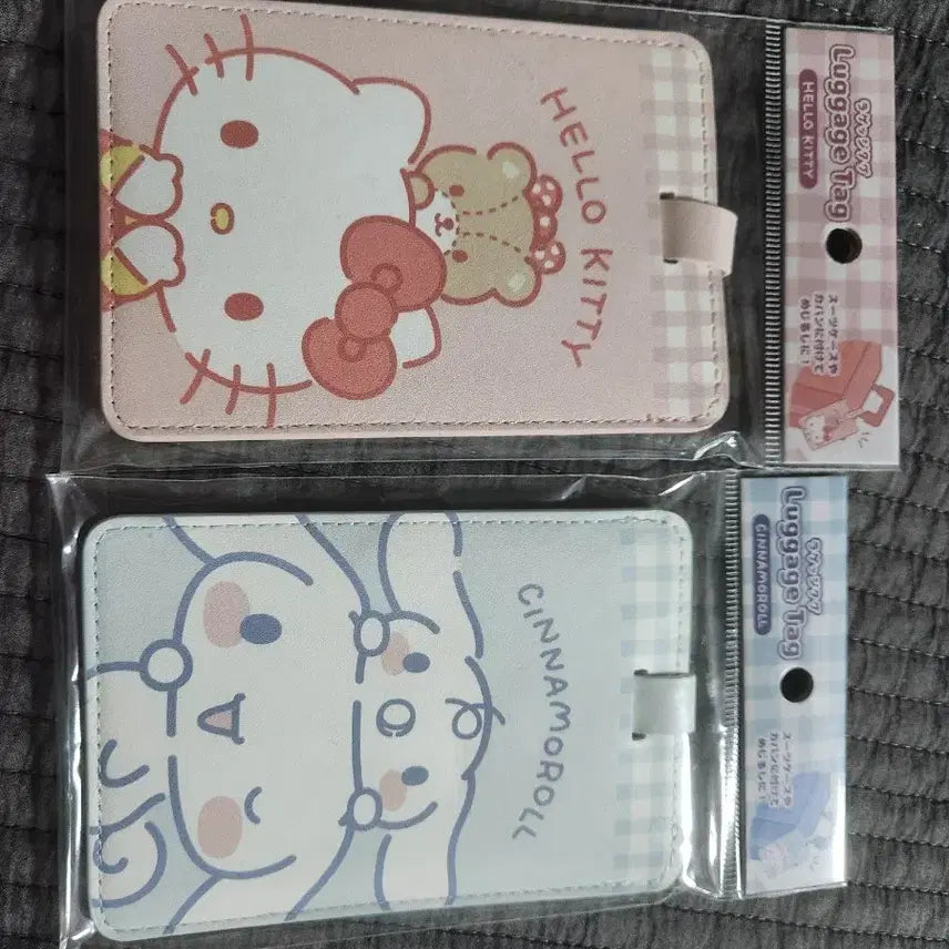 [BUNJANG] Sanrio 2024 Hello Kitty Cinnamoroll Luggage Tag / 산리오 2024 캐리어 네임택 헬로키티 시나모롤