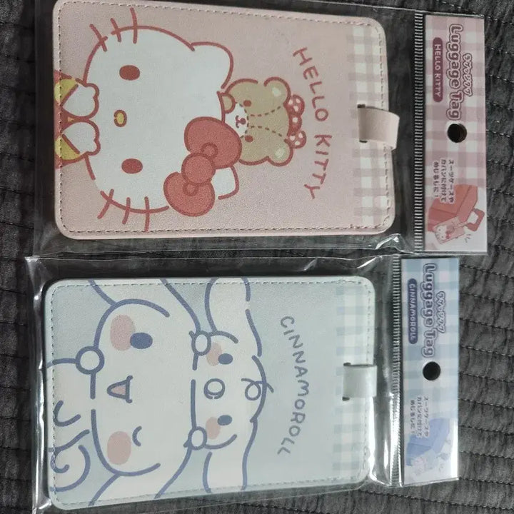 [BUNJANG] Sanrio 2024 Hello Kitty Cinnamoroll Luggage Tag / 산리오 2024 캐리어 네임택 헬로키티 시나모롤