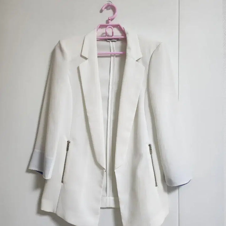 [BUNJANG] SUBI White Open Jacket / SUBI화이트 오픈 자켓 85 거의새것