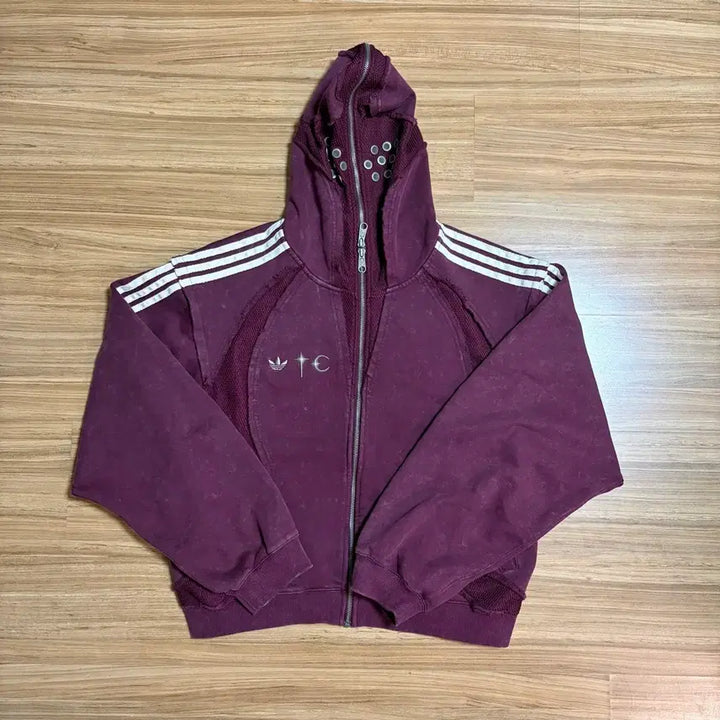 [BUNJANG] Adidas Thug Club Teamgeist Sweat Zip-Up Hoodie / Adidas thug 아디다스 떠그클럽 팀가이스트 스웨트 후드집업