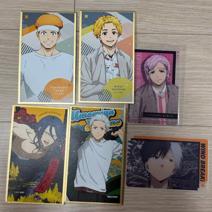[BUNJANG] Wind Breaker Clear Card &amp; Color Paper Bundle Set / 윈드브레이커 클리어카드,색지 일괄