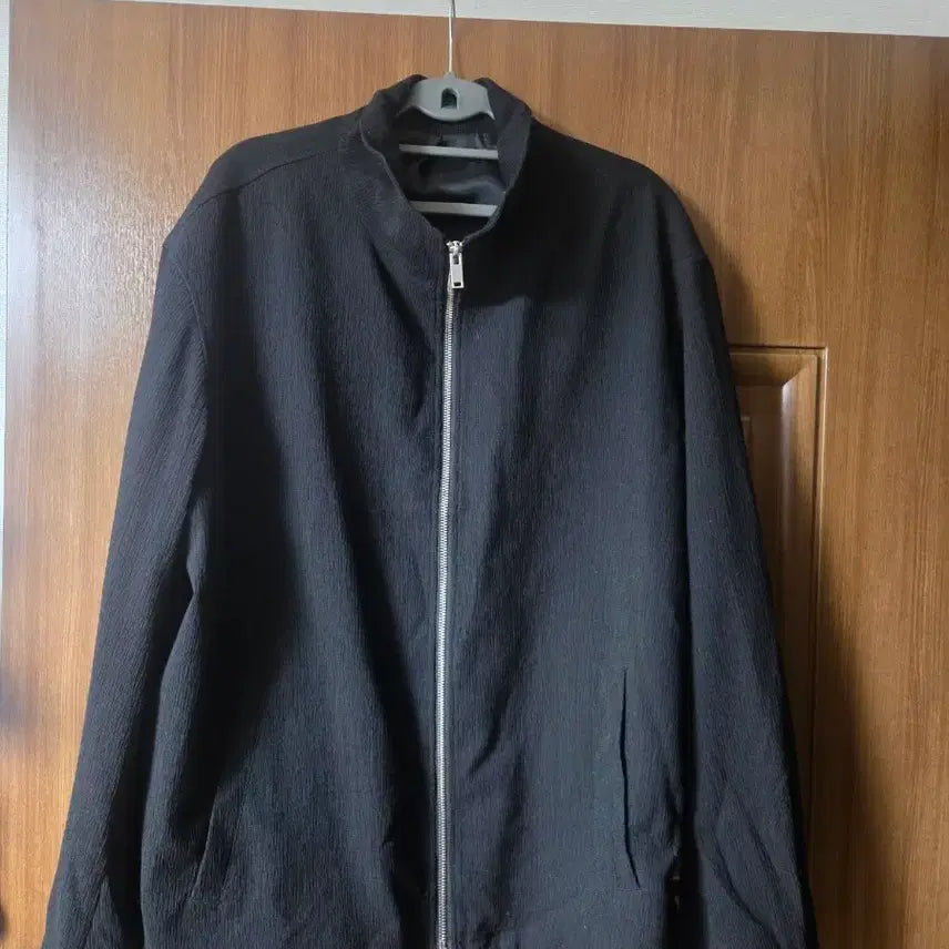 [BUNJANG] Musinsa Black Blouson Zip-Up Jacket (2XL) / 무신사 블루종 집업 자켓 (블랙.2XL.XXL)