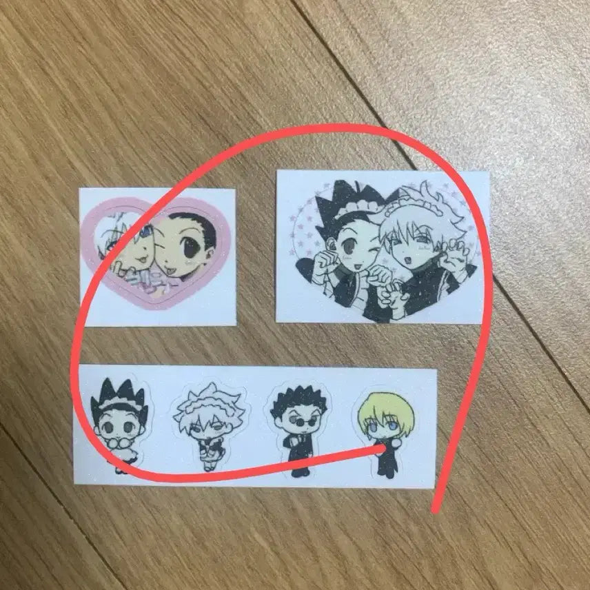 [BUNJANG] Hunter x Hunter Illumi Hisoka Killua Stickers / 헌터헌터 통판 이르미 히소카 키르아