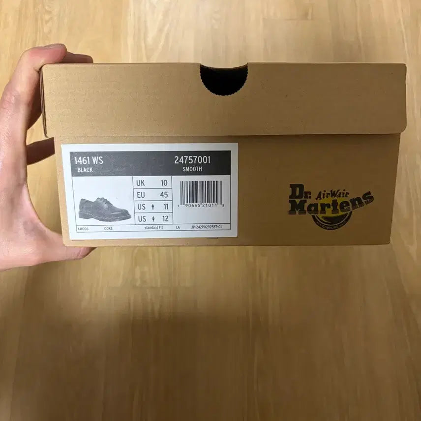 [BUNJANG] Dr. Martens 1461 WS Smooth Leather Oxford Shoes / [290] 닥터마틴 1461 ws 스무스