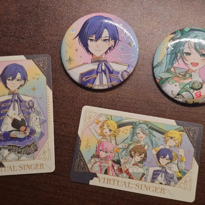 [BUNJANG] Miku/Kaito Project Sekai Bundle Set Can Badge + 2 Photocards / 일괄)미쿠/카이토 프세카 캔뱃지+포토카드2장