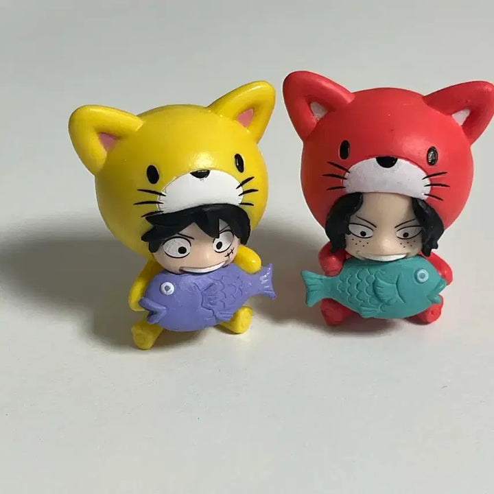 [BUNJANG] One Piece Nyanpiece Ace Luffy Bundle Set Figure / 원피스 피규어 냥피스 에이스 루피 일괄