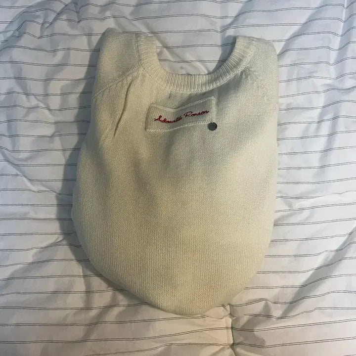 [BUNJANG] RONRON Ivory V-Neck Knit / RONRON 론론 아이보리 브이넥 니트