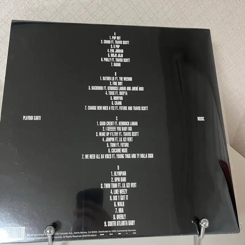 [BUNJANG] Playboi Carti I AM MUSIC Unsealed LP / 플레이보이 카티 I AM MUSIC 개봉반 lp
