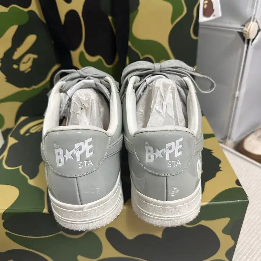 [BUNJANG] BAPESTA Grey Sneakers (US 10) / 베이프스타[bapestar]그레이 280(10)