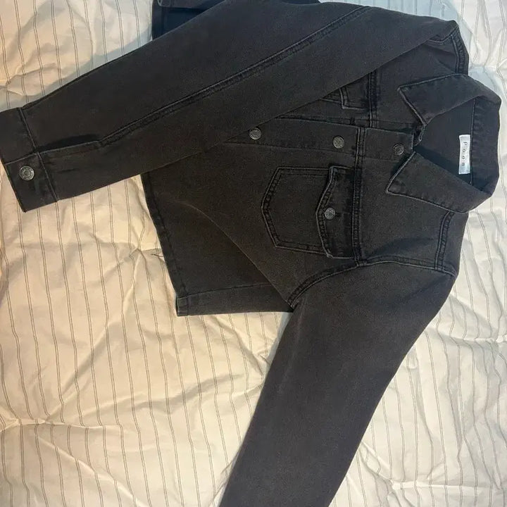 [BUNJANG] Black Denim Jacket / 흑청자켓