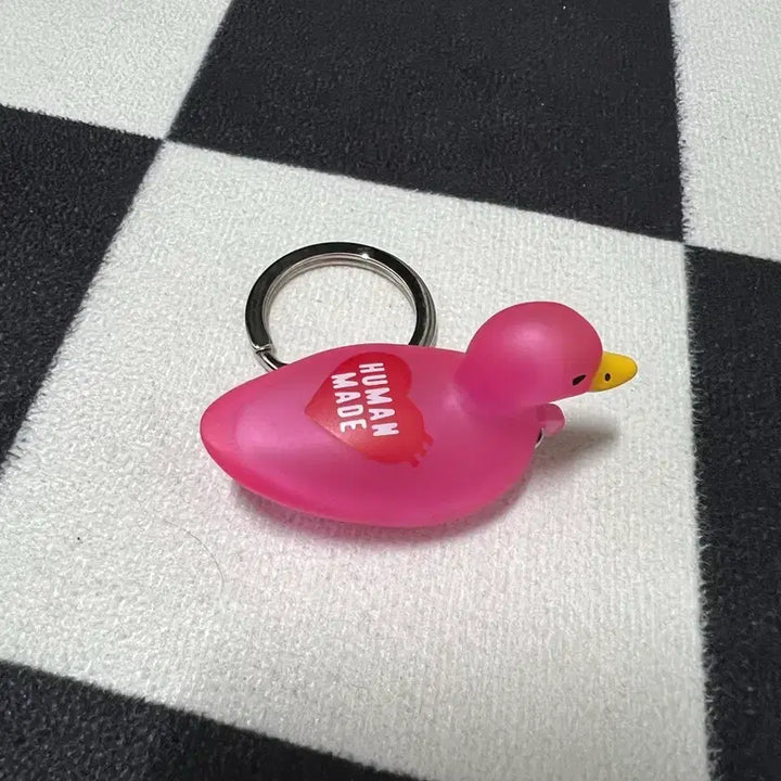 [BUNJANG] Human Made Duck PVC Keychain Pink / 휴먼 메이드 덕 PVC 키 체인 핑크