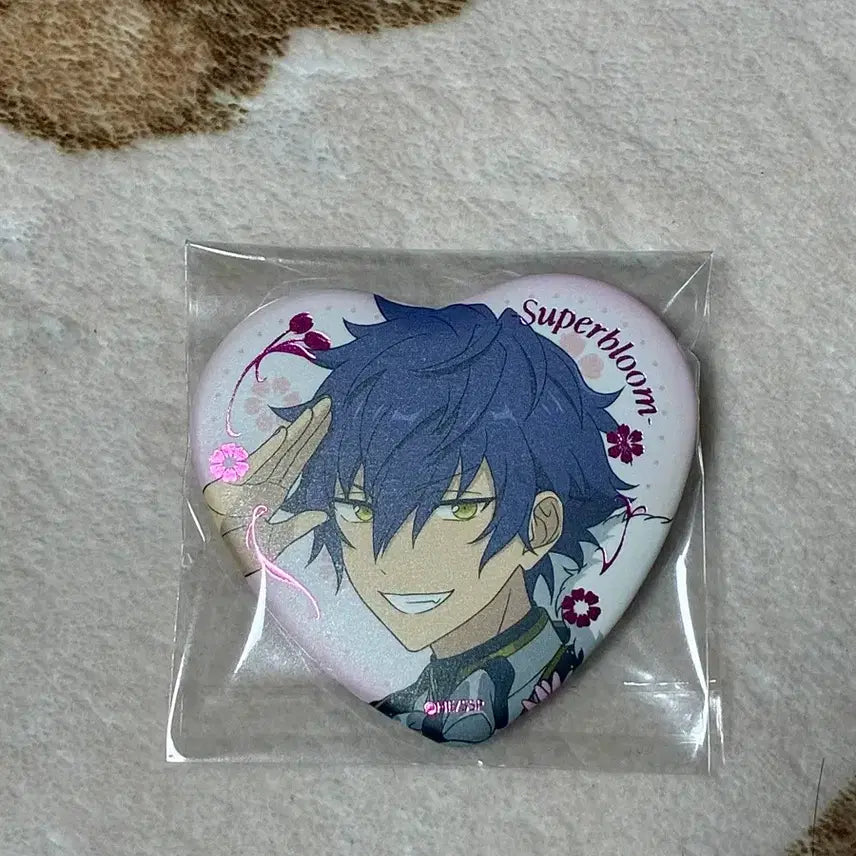 [BUNJANG] Ensemble Stars Shizunami Jun Superbloom Heart Star Pony Badge / 앙스타 앙상블 스타즈 사자나미 쥰 Superbloom 하트 스타포니 뱃지