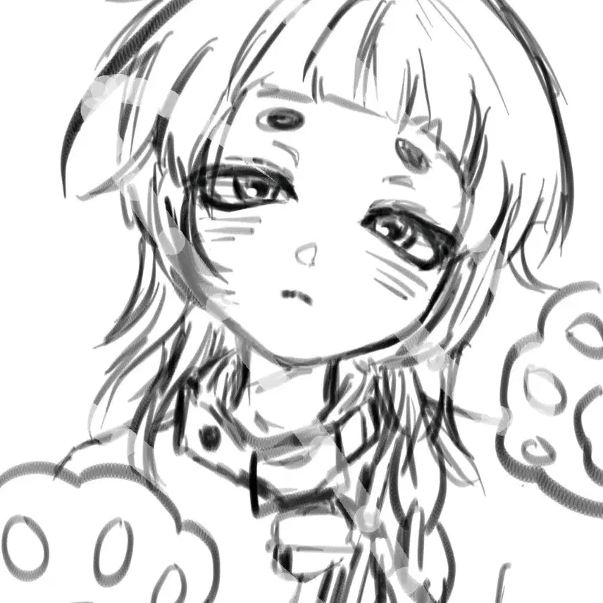 [BUNJANG] Character Art Commission (Sketch Style) / 낙서타입 그림커미션