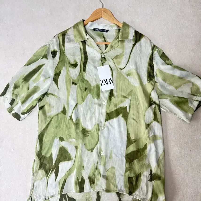 [BUNJANG] Zara Patterned Shirt XL / 자라 패턴 셔츠 XL (새상품)