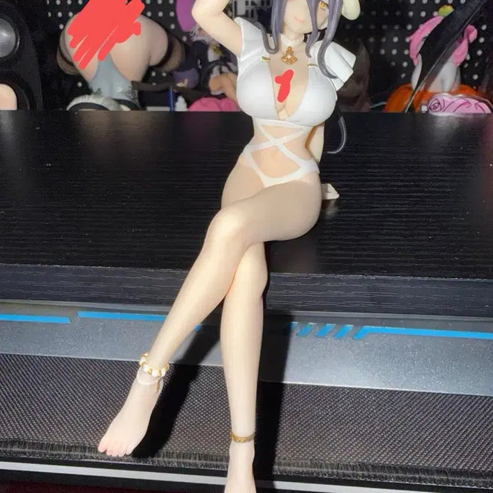 [BUNJANG] FuRyu Albedo Undead King Figure / FuRyu Albedo Undead King 피규어 청품