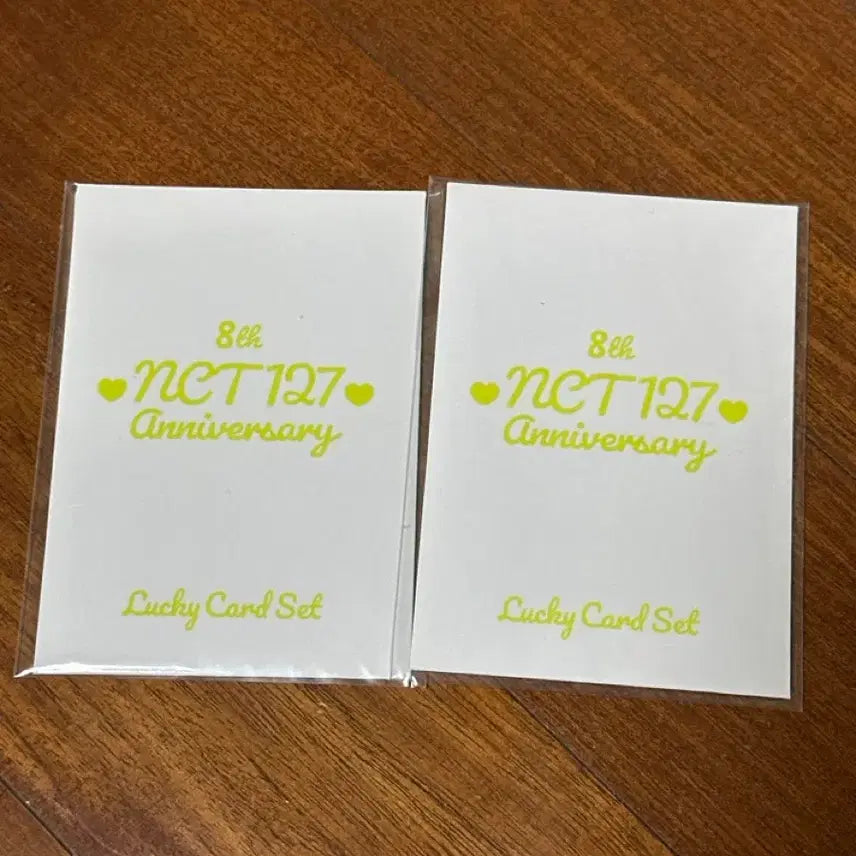 [BUNJANG] NCT127 8th Anniversary Lucky Draw Set Mark Haechan / NCT127 8주년 럭키카드 세트 마크 해찬