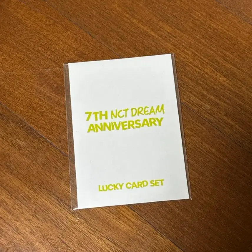[BUNJANG] NCT DREAM 7th Anniversary Lucky Draw Set Jisung / NCT DREAM 7주년 럭키카드 세트 지성