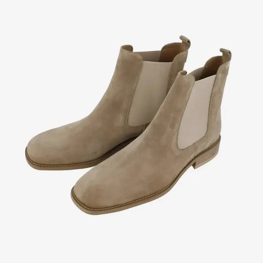 [BUNJANG] Melos Suede Square Toe Chelsea Boots / [265] 멜로스 스웨이드 스퀘어토 첼시부츠