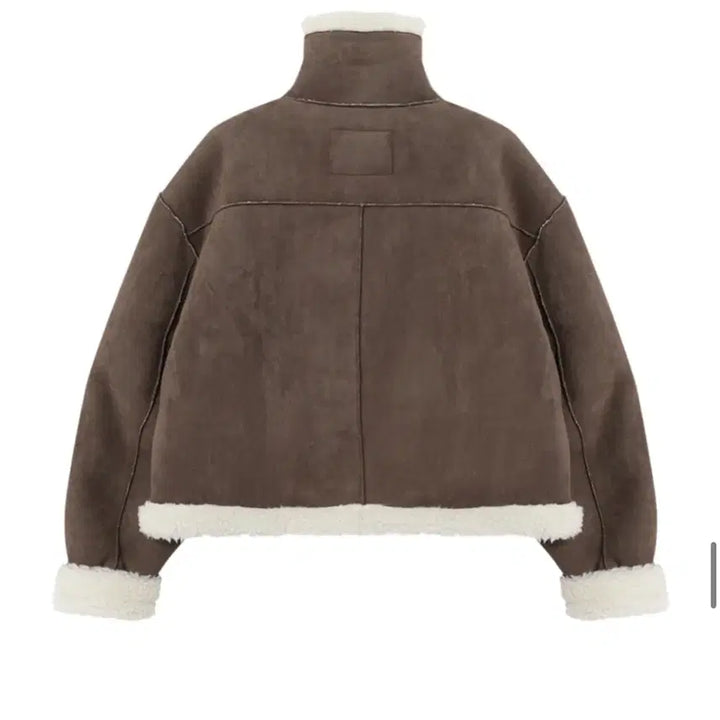 [BUNJANG] Etmon Suede Mustang Brown Jacket / 에트몽 스웨이드 무스탕 브라운