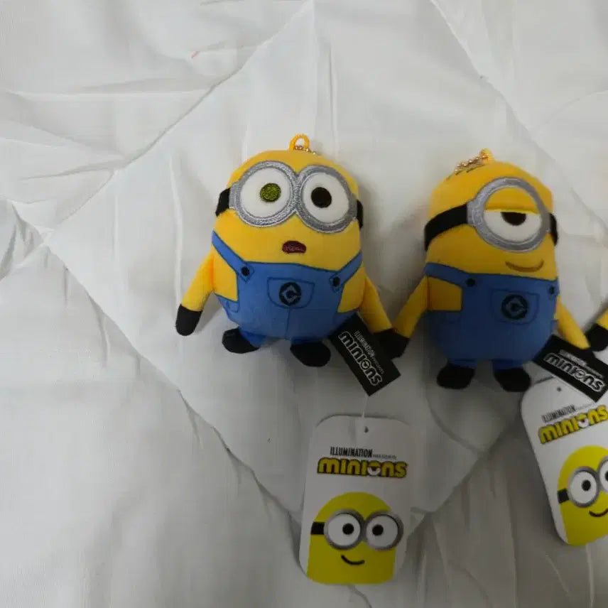[BUNJANG] Minions 3-Type Kevin Bob Keyring Doll Bundle Set / 열쇠고리 고리인형 일괄키링 인형모음 미니언즈 3종 케빈 밥