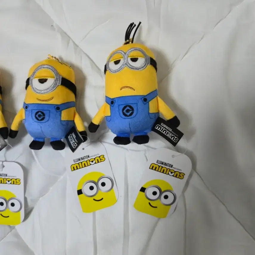 [BUNJANG] Minions 3-Type Kevin Bob Keyring Doll Bundle Set / 열쇠고리 고리인형 일괄키링 인형모음 미니언즈 3종 케빈 밥