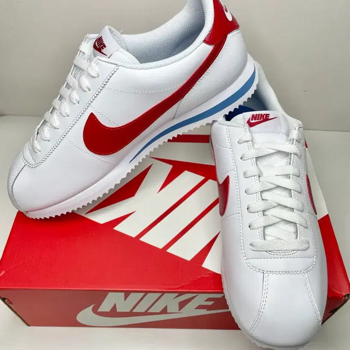 [BUNJANG] Nike Cortez White Varsity Blue 270mm / 나이키 코르테즈 화이트 바시티 블루 270mm